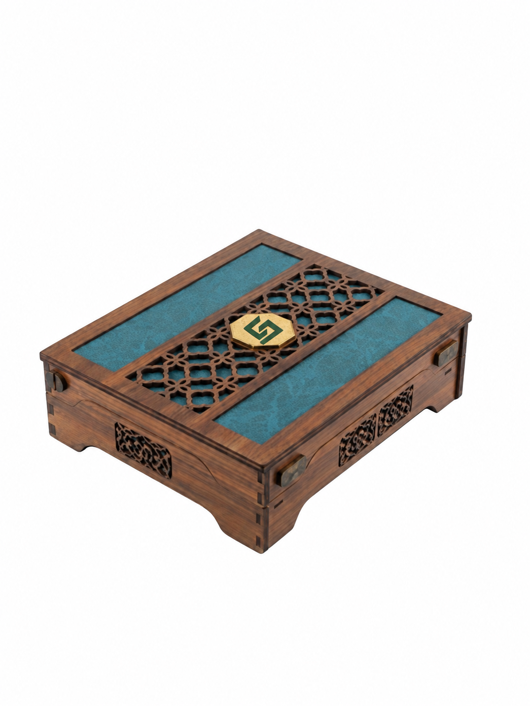 Oyma naxışlı premium MDF qutu