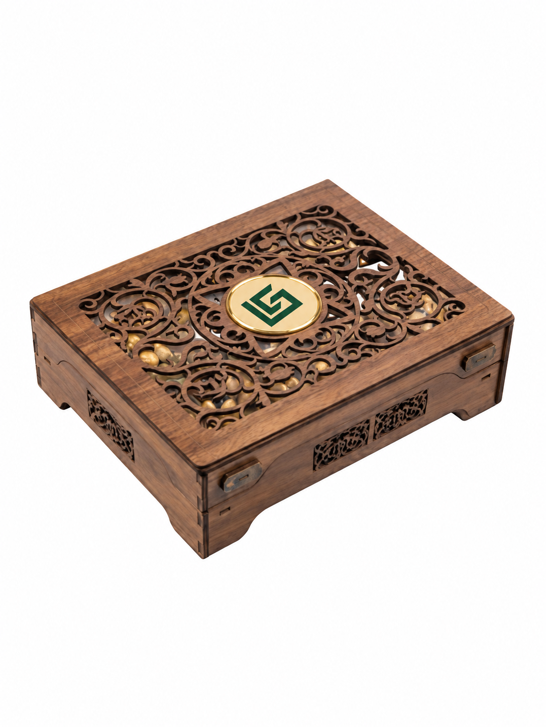 Oyma naxışlı premium MDF qutu